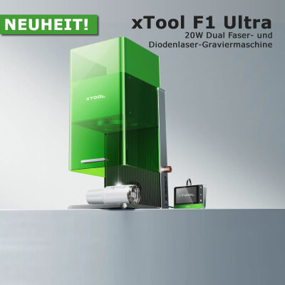 Neu: xTool F1 Ultra - Xtool F1 Ultra die 20W Dual Faser- und Diodenlaser-Graviermaschine