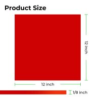 xTool 3 mm Red Acrylic Sheets (3-Pack)