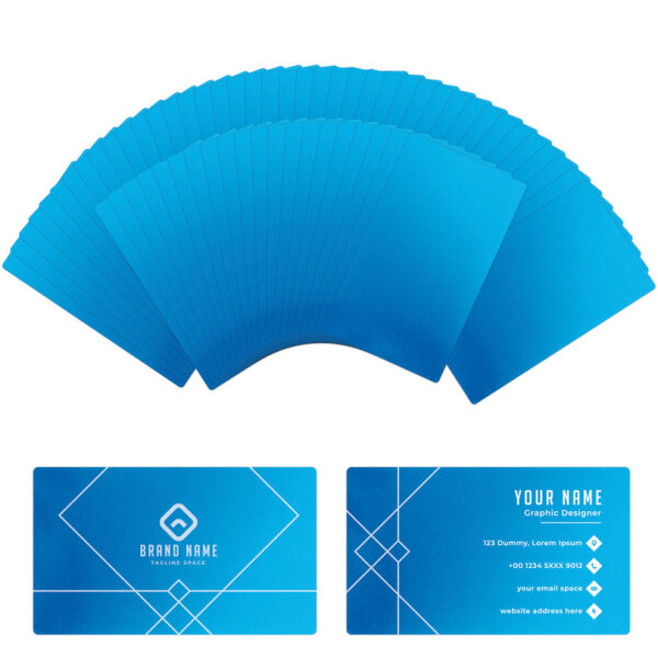 xTool Metal Business Cards - 60pcs Blau